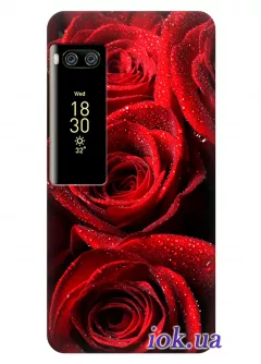 Чехол для Meizu Pro 7 - Бархатные розы