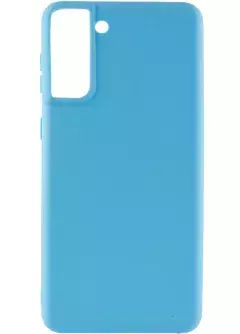 Силиконовый чехол Candy для Samsung Galaxy S21+, Голубой