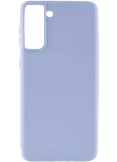 Силиконовый чехол Candy для Samsung Galaxy S21+, Голубой / Lilac Blue