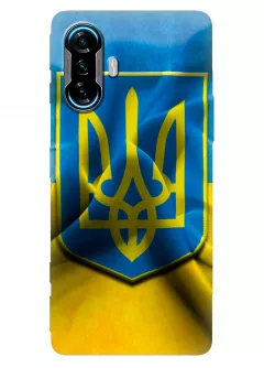 Поко Ф3 ДЖТ чехол с печатью флага и герба Украины