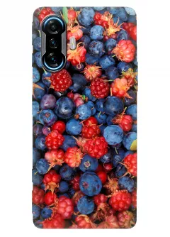 Чехол для Xiaomi Poco F3 GT с аппетитным фото спелых ягод