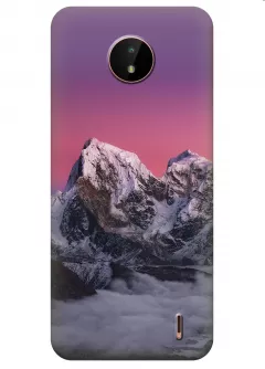 Чехол для Nokia C20 из качественного силикона -Чарующие горы