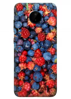 Чехол для Nokia C20 Plus с аппетитным фото спелых ягод