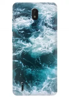 Чехол для Nokia C01 Plus с завораживающим неспокойным морем