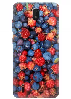 Чехол для Nokia C01 Plus с аппетитным фото спелых ягод