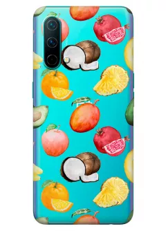 Вкусный чехол для OnePlus Nord CE 5G с картинкой летних фруктов