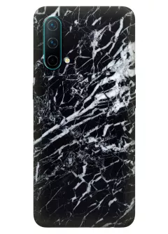 OnePlus Nord CE 5G силиконовая накладка с классными принтом камня гранита