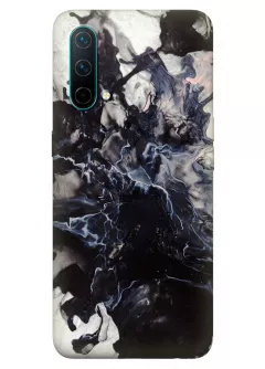 Чехол силиконовый на ВанПлюс Норд СЕ с уникальным рисунком - Взрыв мрамора