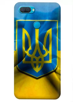 Оппо А12 чехол с печатью флага и герба Украины