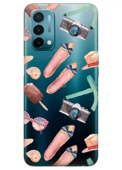 OnePlus Nord N200 5G прозрачный силиконовый чехол с принтом - Женские штучки