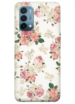 OnePlus Nord N200 5G чехол с красивыми букетами цветов для девушек