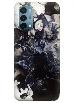 Чехол силиконовый на ВанПлюс Норд Н200 с уникальным рисунком - Взрыв мрамора