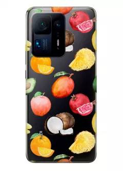 Вкусный чехол для Xiaomi Mix 4 с картинкой летних фруктов
