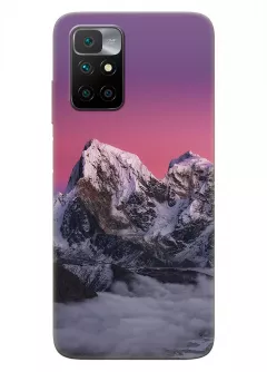 Чехол для Xiaomi Redmi 10 Prime из качественного силикона - Чарующие горы