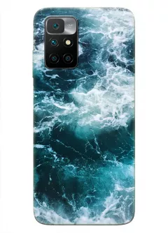 Чехол для Xiaomi Redmi 10 Prime с завораживающим неспокойным морем