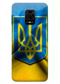 Redmi Note 10 Lite чехол с печатью флага и герба Украины