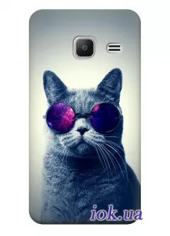 Чехол для Galaxy J1 Mini - Кот в космо очках