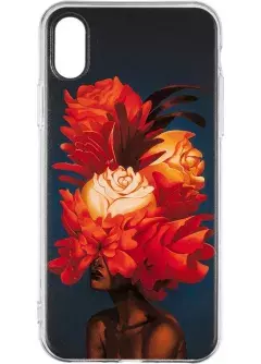 Gelius Print Silicone for Realme 6 Pro Peony Red