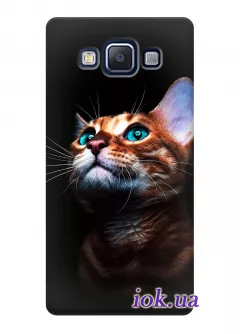 Чехол для Galaxy A3 - Рыжий котёнок