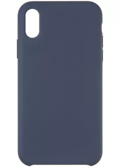 Чехол Original 99% Soft Matte Case для iPhone XS Max Midnight Blue