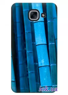 Чехол для Galaxy J7 Max - Голубой бамбук