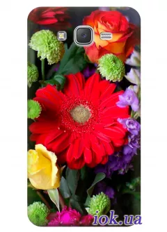 Чехол для Galaxy J7 - Прекрасные цветы
