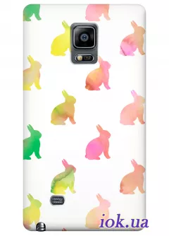 Чехол для Galaxy Note Edge - Кролики