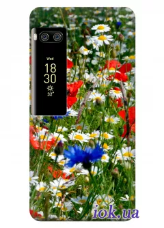 Чехол для Meizu Pro 7 Plus - Полевые цветы
