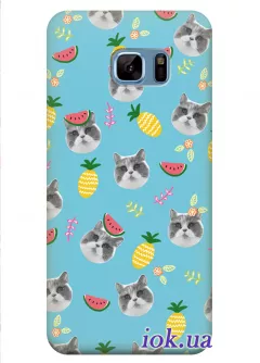 Чехол для Galaxy Note 7 - Забавные коты