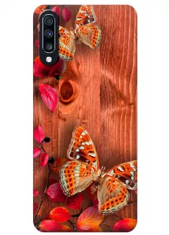 Чехол для Galaxy A70s - Бабочки на дереве