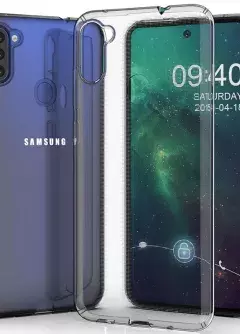 TPU чехол Epic Transparent 1,5mm для Samsung Galaxy M11 || Samsung Galaxy A11