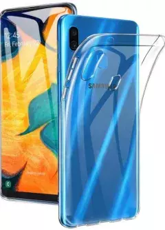 TPU чехол Epic Transparent 1,5mm для Samsung Galaxy A30 || Samsung Galaxy A20