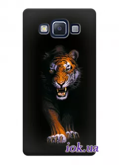 Чехол для Galaxy A3 - Яростный тигр