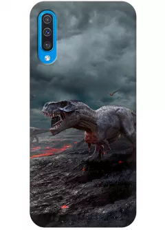 Чехол для Galaxy A50 - Динозавры