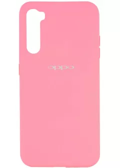 Уценка Чехол Silicone Cover Full Protective (A) для OPPO Realme 6, Эстетический дефект / Розовый / Pink