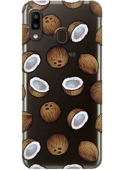 Чехол для Galaxy A20 - Coconuts 