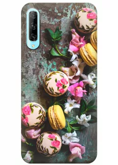 Чехол для Huawei Y9s - Цветочные макаруны