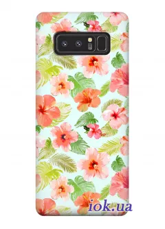 Чехол для Galaxy Note 8 - Нежные цветочки