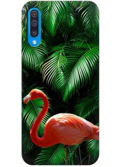 Чехол для Galaxy A50 - Экзотическая птица