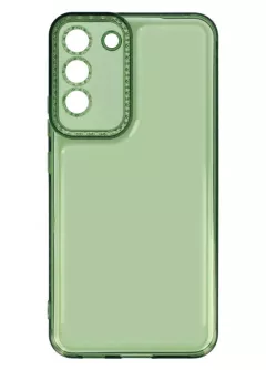 Чехол TPU Starfall Clear для Samsung Galaxy S22+, Зеленый
