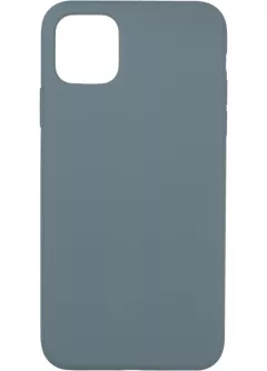 Original Full Soft Case for iPhone 11 Pro Max Granny Grey (Without logo)