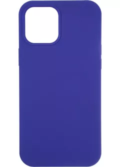 Original Full Soft Case for iPhone 12 Pro Max Violet (Without logo)