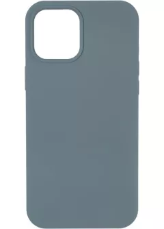 Original Full Soft Case for iPhone 12 Pro Max Granny Grey (Without logo)