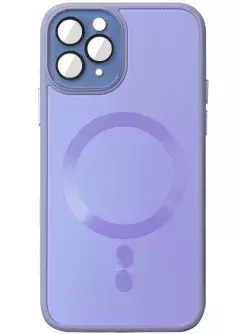 Чехол TPU+Glass Sapphire Midnight with MagSafe для Apple iPhone 12 Pro (6.1"), Сиреневый / Dasheen