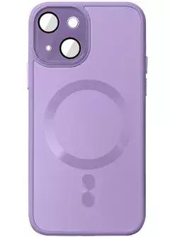 Чехол TPU+Glass Sapphire Midnight with MagSafe для Apple iPhone 13 (6.1")