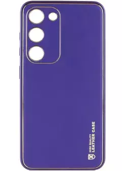 Кожаный чехол Xshield для Samsung Galaxy S24, Фиолетовый / Ultra Violet