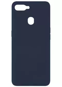 Чехол Silicone Cover Full without Logo (A) для Oppo A12 || OPPO AX5s / A5s / A7 / AX7, Синий / Midnight blue