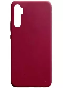 Силиконовый чехол Candy для Xiaomi Mi Note 10 Lite, Бордовый