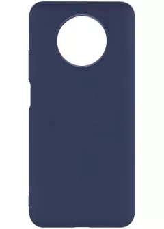 Чехол Silicone Cover Full without Logo (A) для Xiaomi Redmi Note 9 5G / Note 9T, Синий / Midnight blue