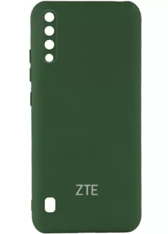 Чехол Silicone Cover My Color Full Camera (A) для ZTE Blade A7 (2020), Зеленый / Dark green